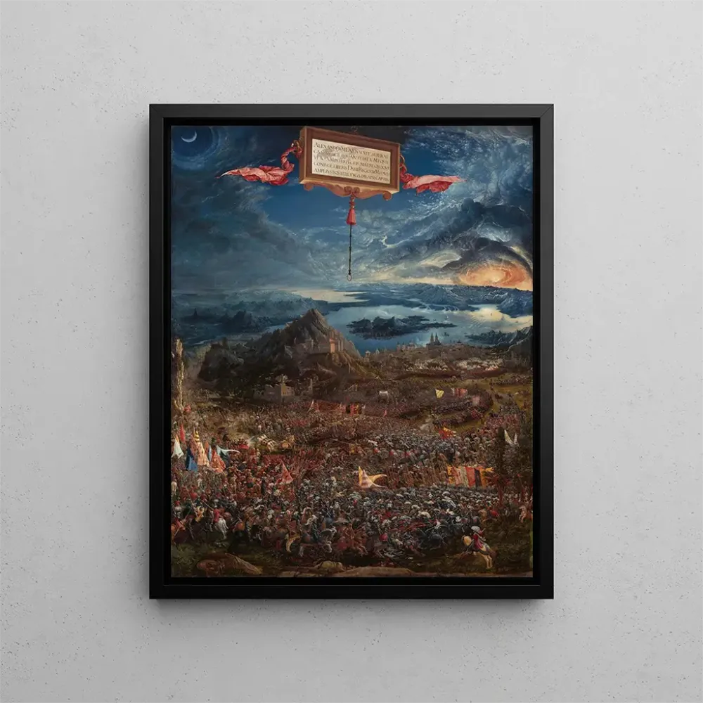Gemälde Die Schlacht bei Issos von Alexander dem Großen - Albrecht Altdorfer | Kunstdruck