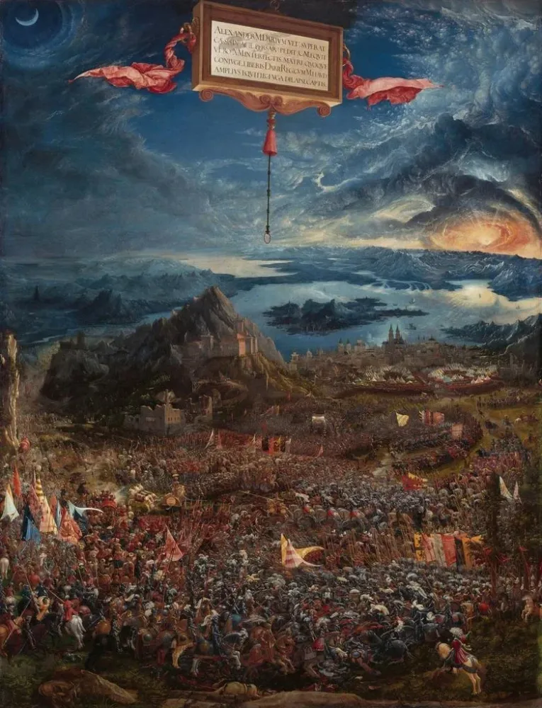 Gemälde Die Schlacht bei Issos von Alexander dem Großen - Albrecht Altdorfer | Kunstdruck