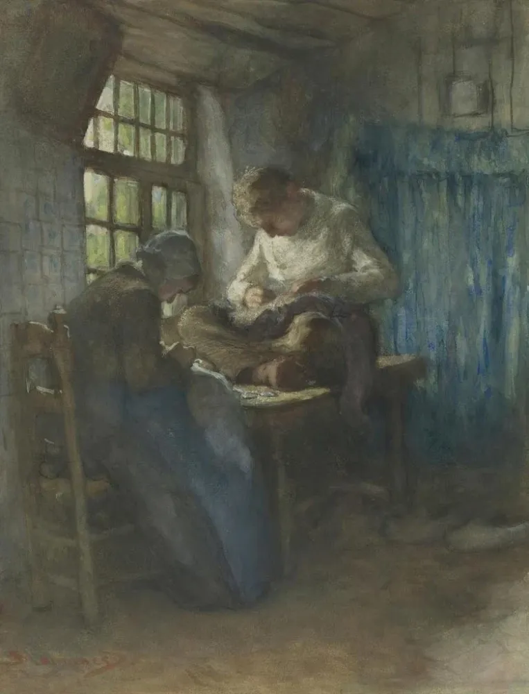 Gemälde Die Schneider der Stadt - Bernardus Johannes Blommers | Kunstdruck