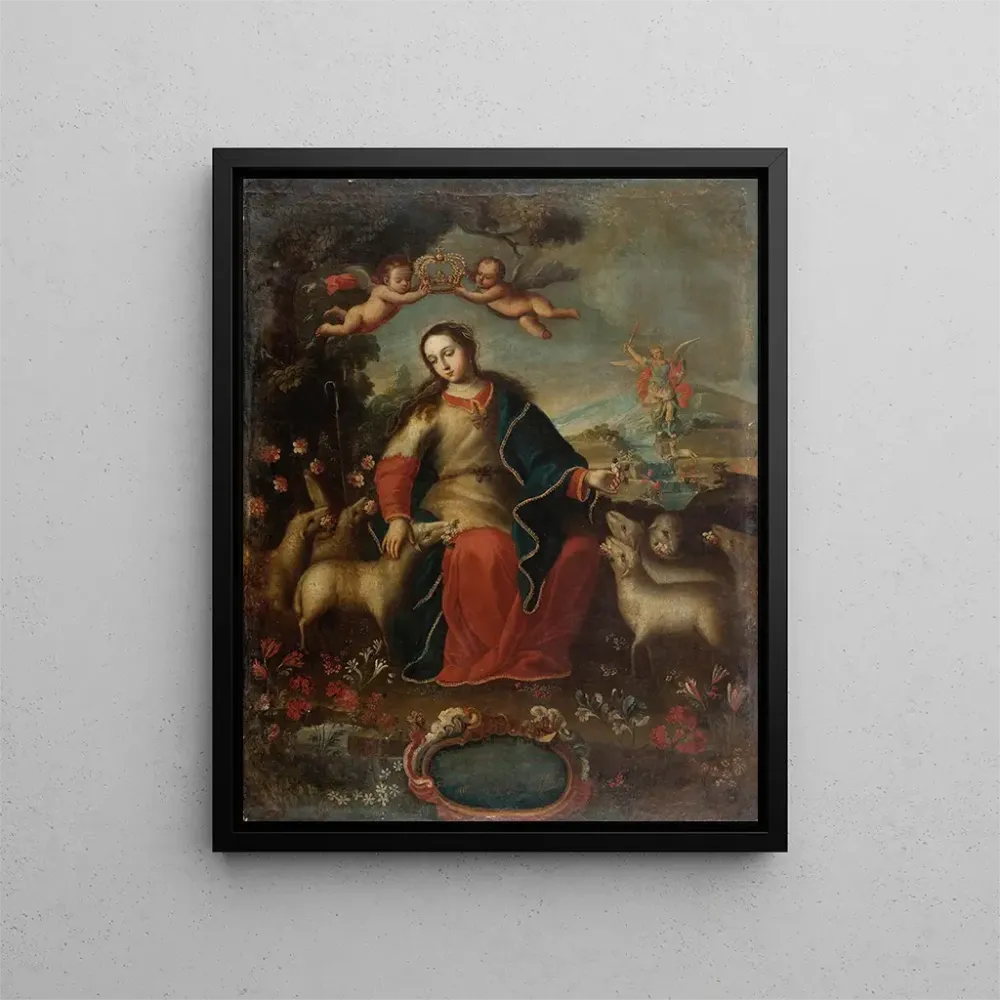 Gemälde La Divine Bergère - Anonym | Kunstdruck