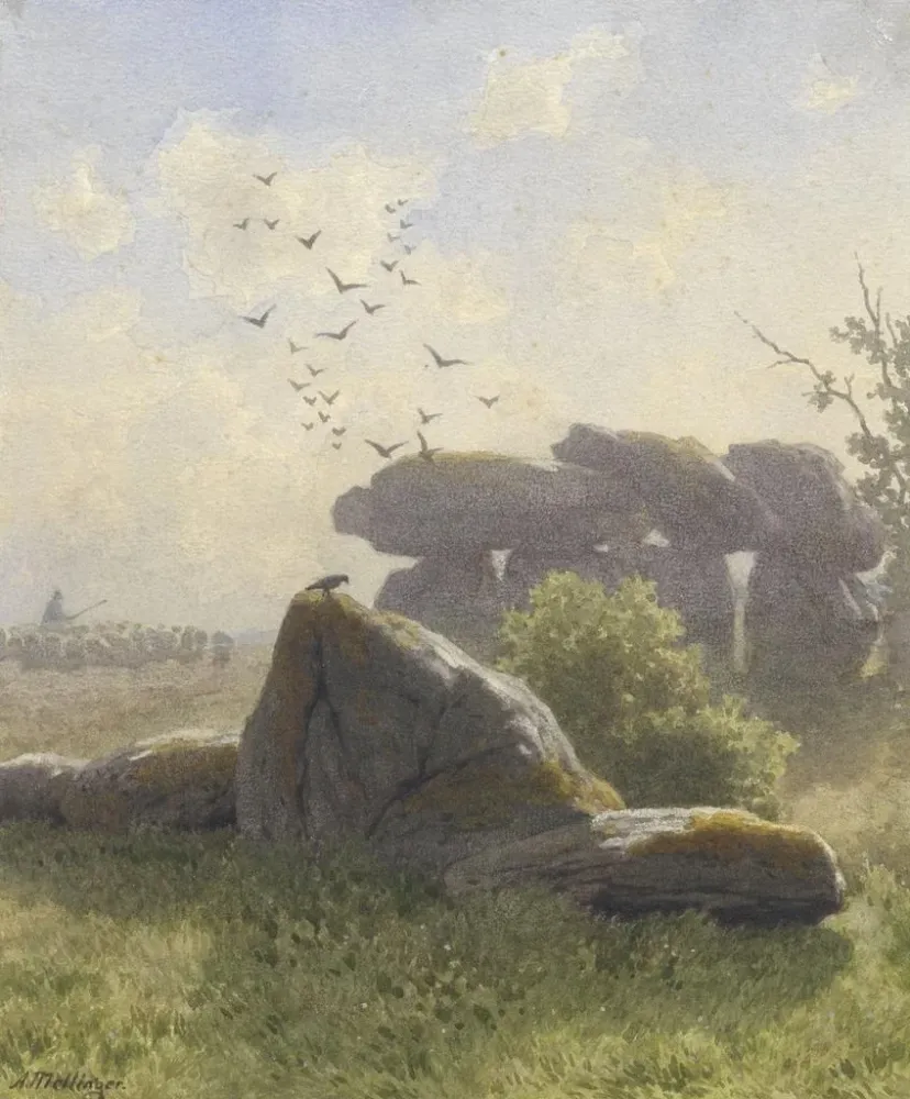 Gemälde Dolmen - Alexander Mollinger | Kunstdruck