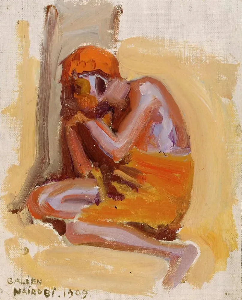 Gemälde Ein Afrikaner Ruhe 1909 - Akseli Gallen-Kallela | Kunstdruck