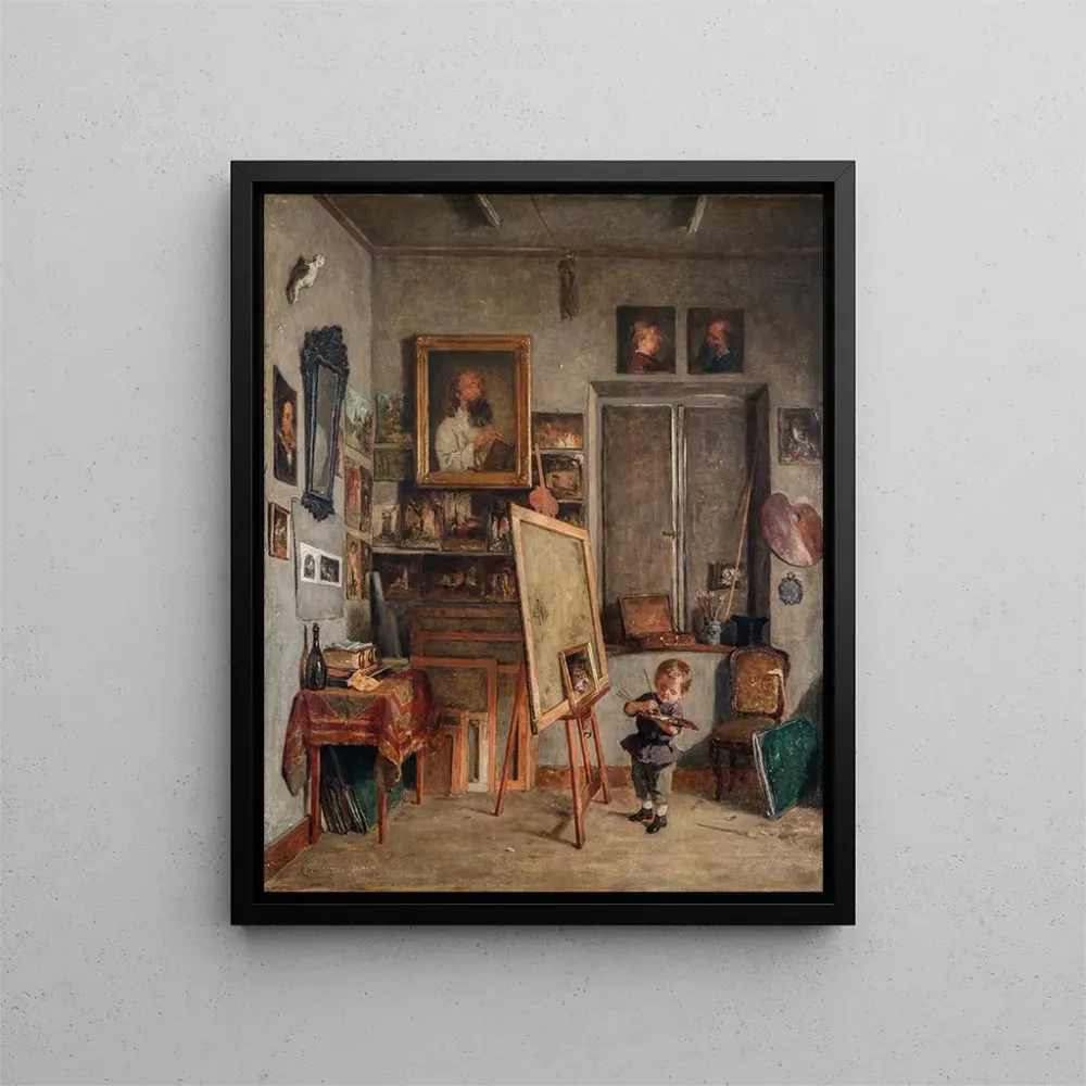 Gemälde Ein aufstrebendes Talent - August Jernberg | Kunstdruck