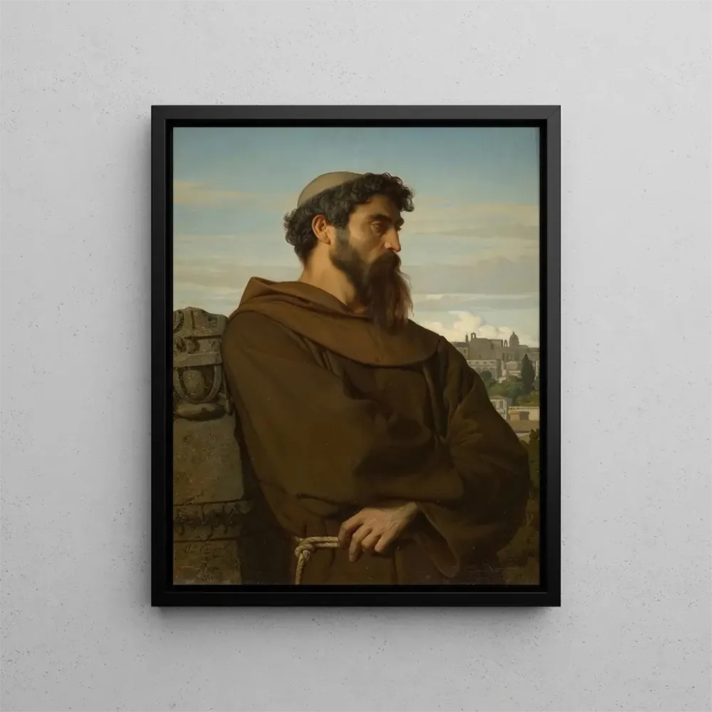 Gemälde Ein junger römischer Mönch Denker - Alexandre Cabanel | Kunstdruck