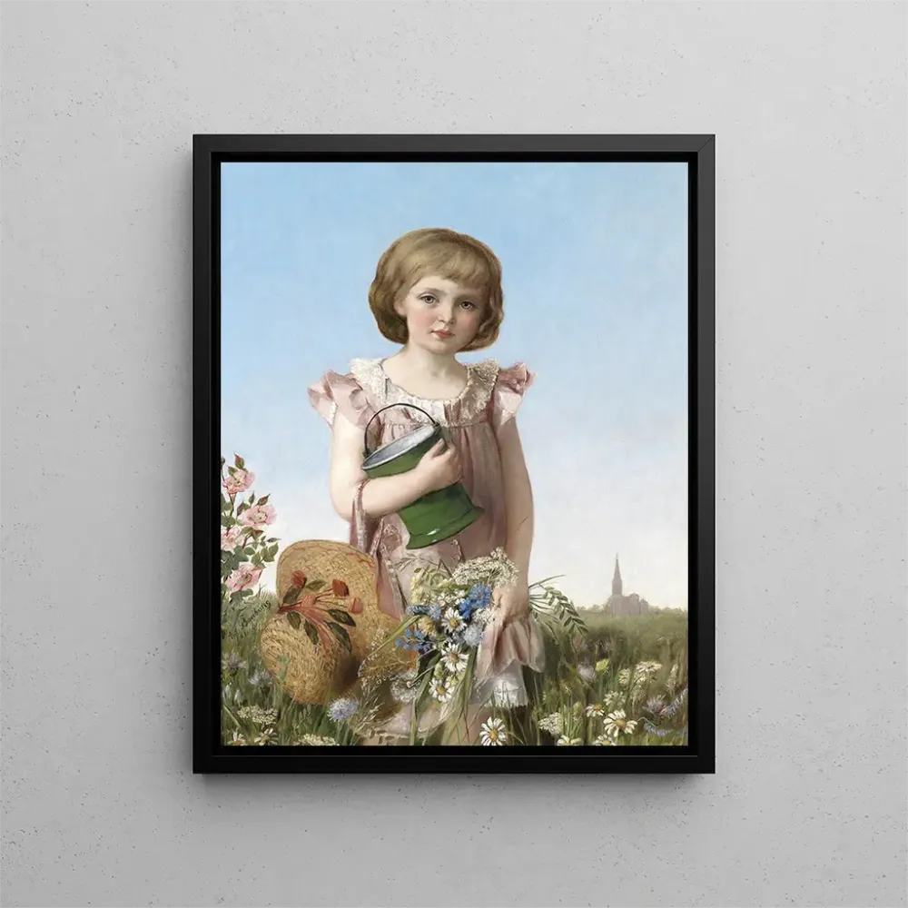 Gemälde Ein kleiner Gärtner - Antonie Boubong | Kunstdruck