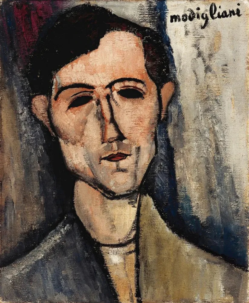 Gemälde Ein Mann - Amedeo Modigliani | Kunstdruck