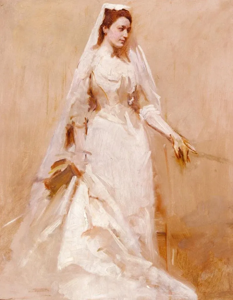 Gemälde Eine Braut - Abbott Handerson Thayer | Kunstdruck