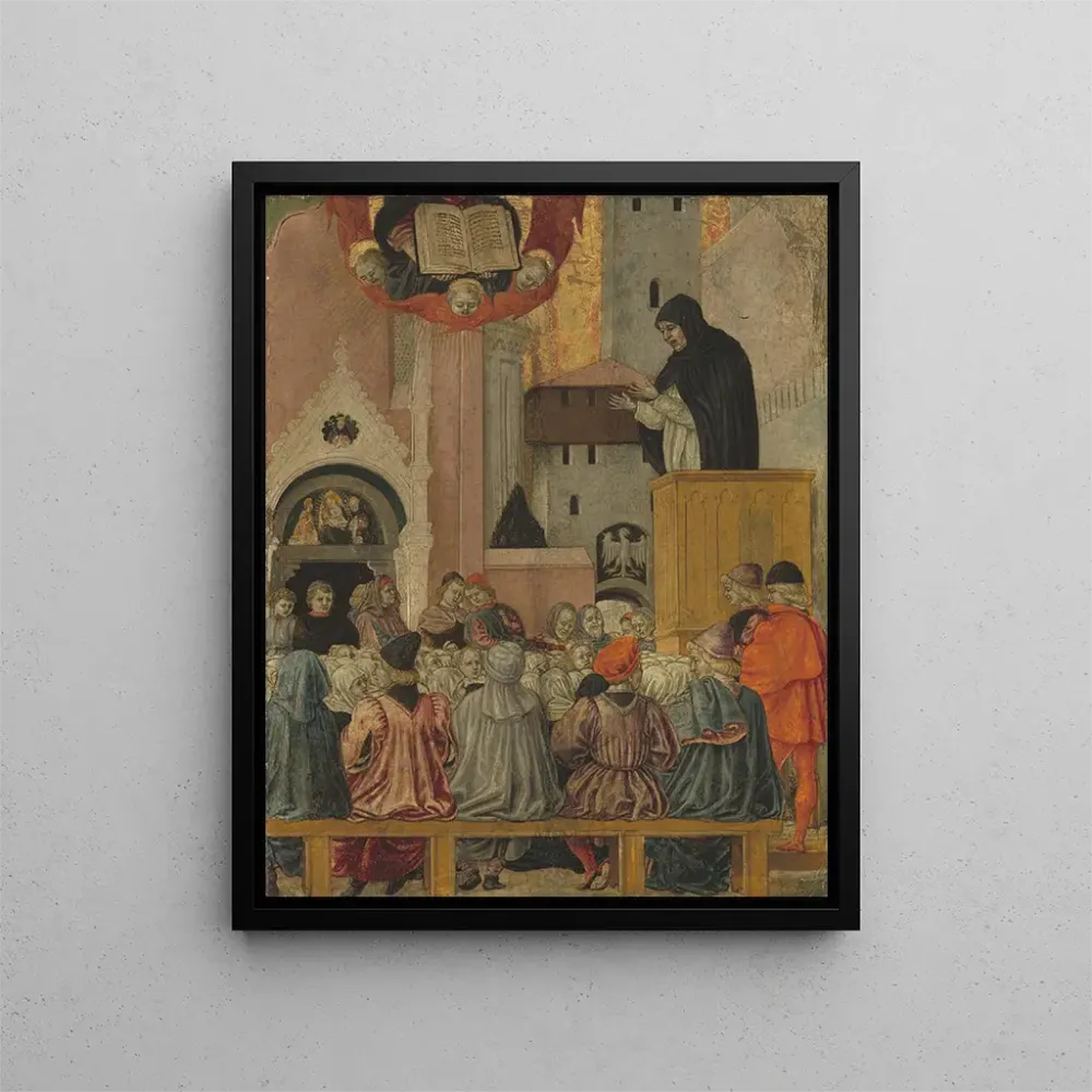 Gemälde Eine dominikanische Predigt - Agnolo degli Erri | Kunstdruck
