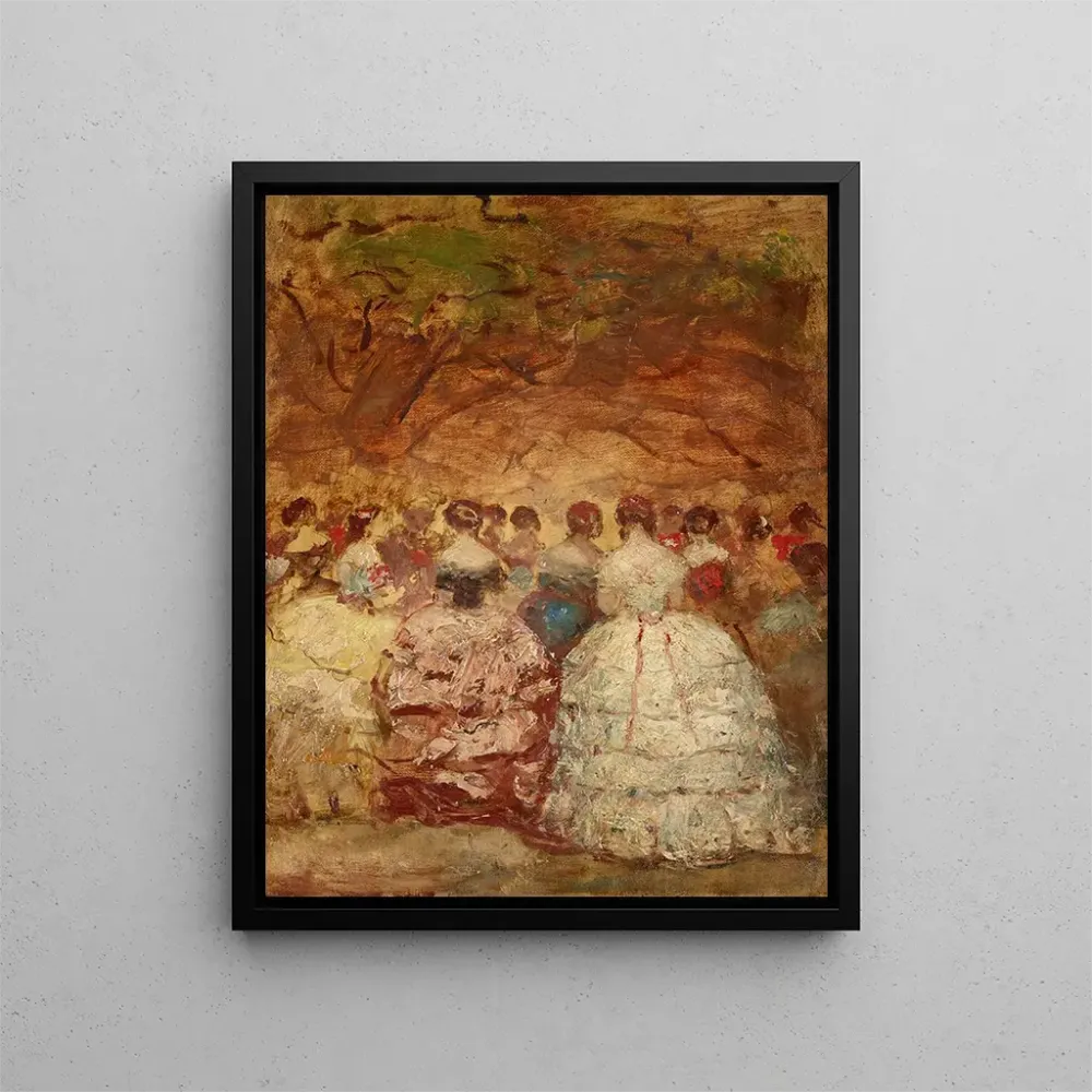Gemälde Eine Feier den Tuileries - Adolphe Monticelli | Kunstdruck