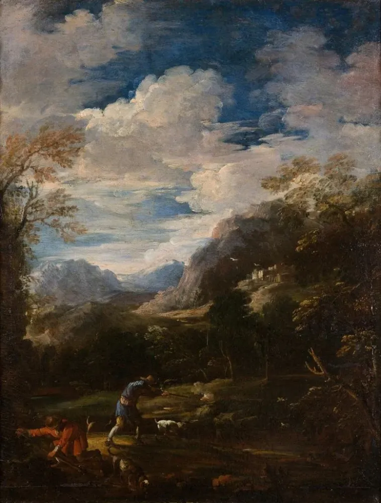 Gemälde Eine Jagd - Antonio Maria Marini | Kunstdruck
