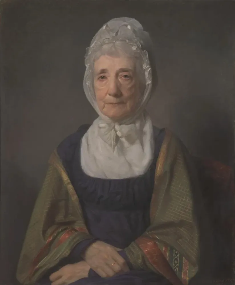 Gemälde Eine ältere Frau - Archibald Skirving | Kunstdruck