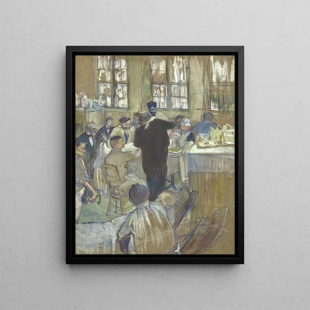 Gemälde Eine Operation des Doktor Pan im Internationalen Krankenhaus - Henri de Toulouse - Lautrec | Kunstdruck