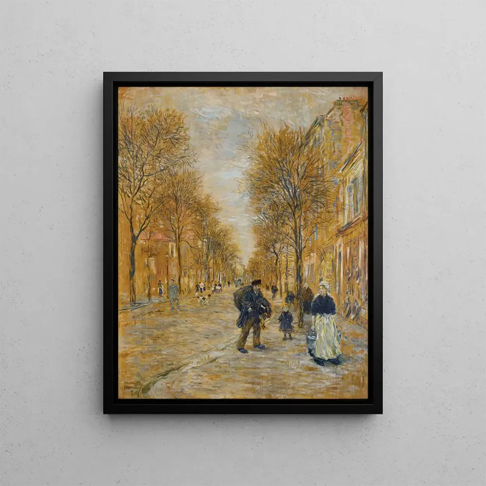 Gemälde Eine Straße Asnières - Jean - François Raffalli | Kunstdruck