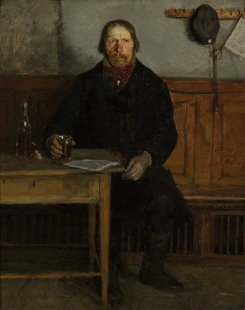 Gemälde einer Taverne - Antoni Piotrowski | Kunstdruck
