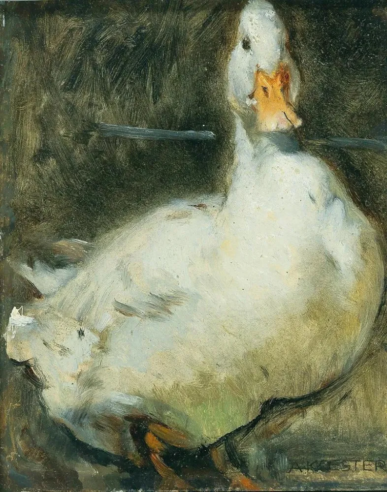 Gemälde Ente - Alexander Koester | Kunstdruck