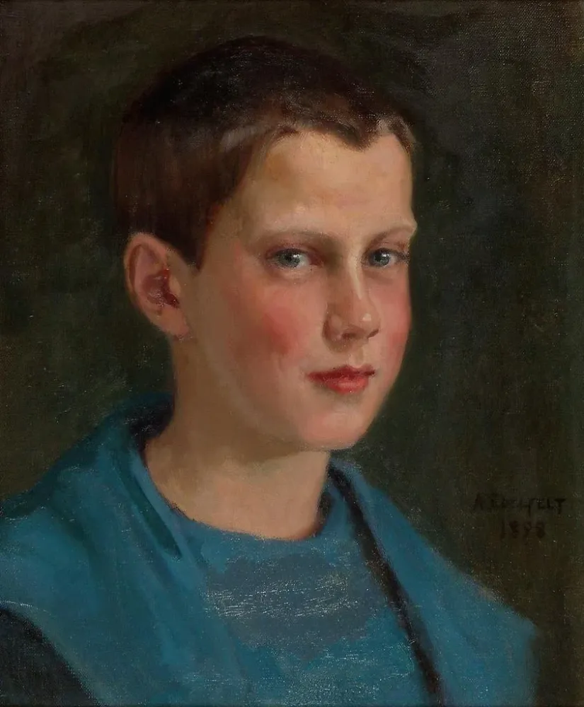 Gemälde Erik Edelfelt Kind - Albert Edelfelt | Kunstdruck