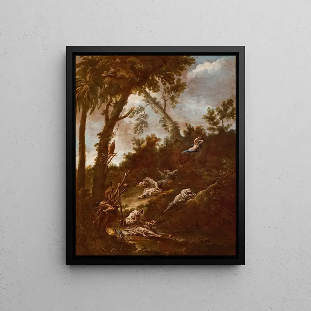 Gemälde Ermites Anachorètes - Alessandro Magnasco | Kunstdruck