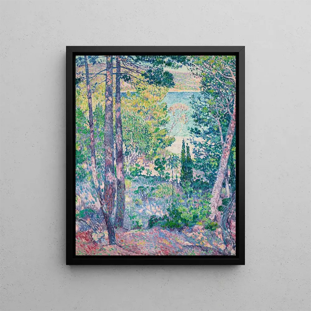 Gemälde Eucalyptus Cavalire - Théo van Rysselberghe | Kunstdruck