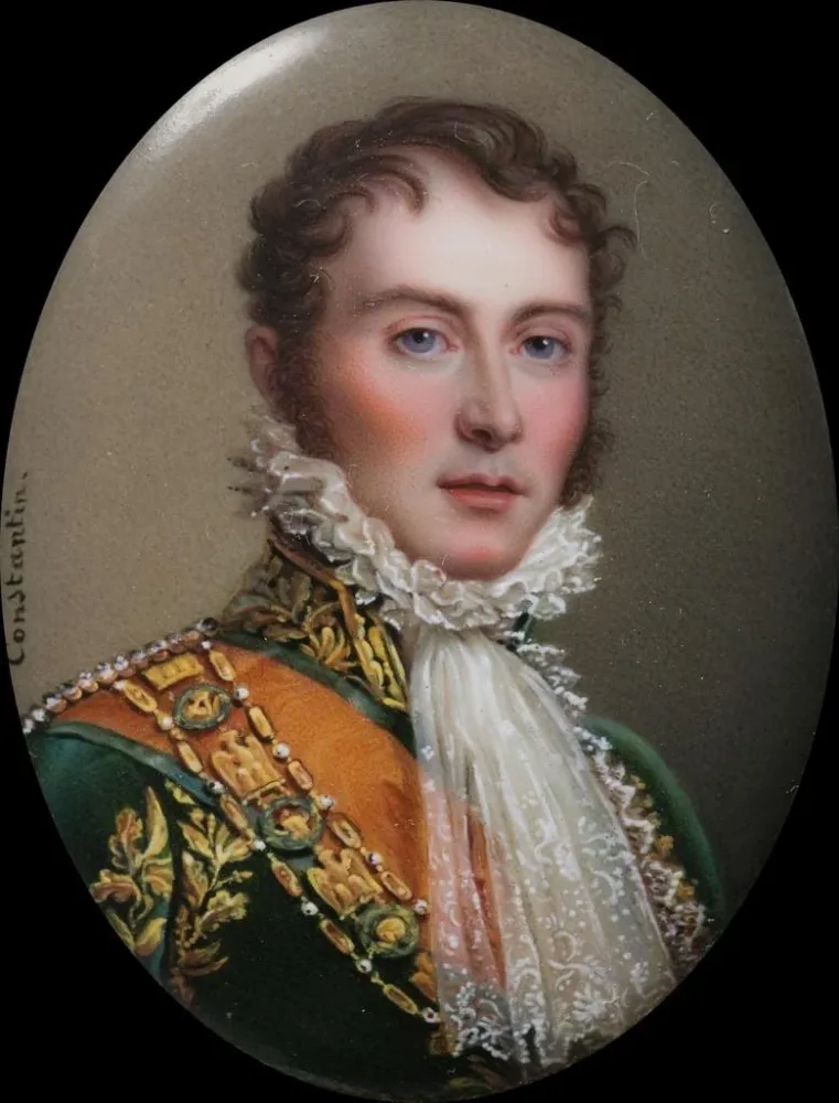 Gemälde Eugène de Beauharnais 1781-1824 Herzog von Leuchtenburg - Abraham Constantin | Kunstdruck