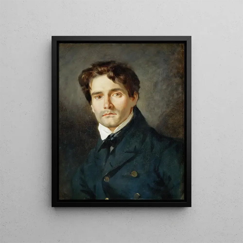 Gemälde Eugène Delacroix - Lon Riesener (1808 - 1878) - Eugène Delacroix | Kunstdruck
