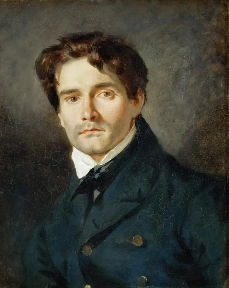 Gemälde Eugène Delacroix - Lon Riesener (1808 - 1878) - Eugène Delacroix | Kunstdruck