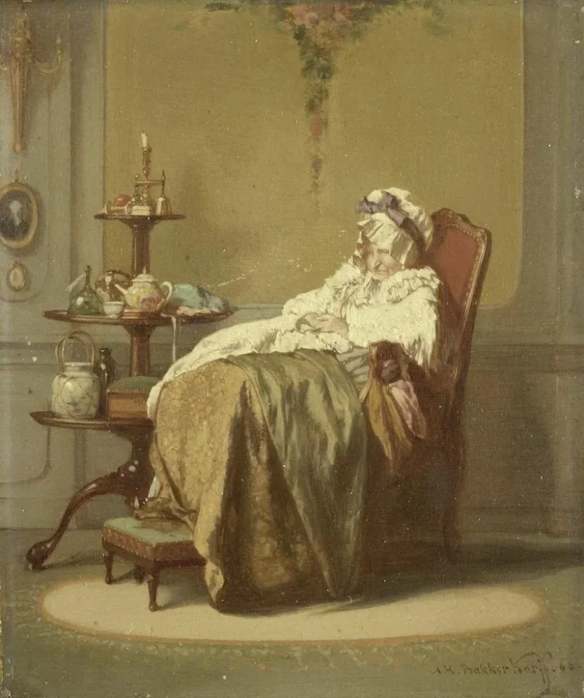 Gemälde Faire une sieste - Alexander Hugo Bakker Korff | Kunstdruck