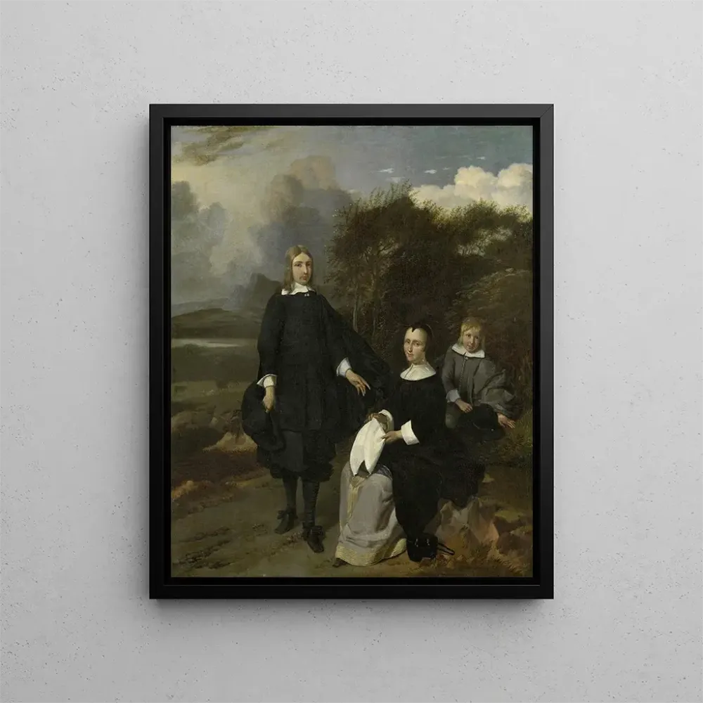 Gemälde Familie einer Landschaft - Barend Graat | Kunstdruck