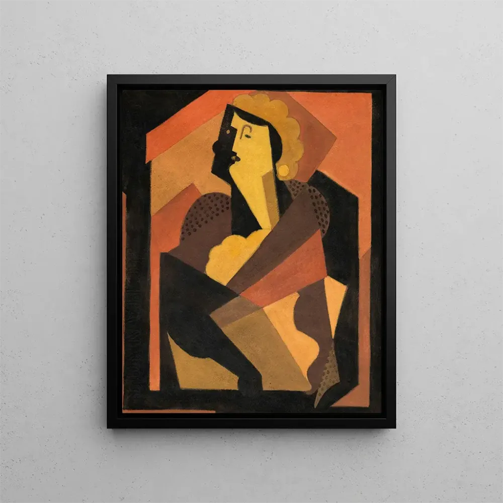Gemälde La Femme au gant noir - Albert Gleizes | Kunstdruck