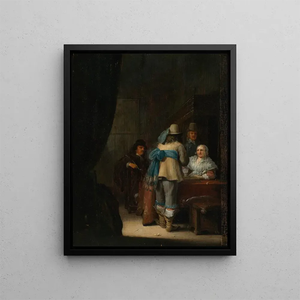 Gemälde Figuren einem Interieur - Anthonie Palamedesz | Kunstdruck