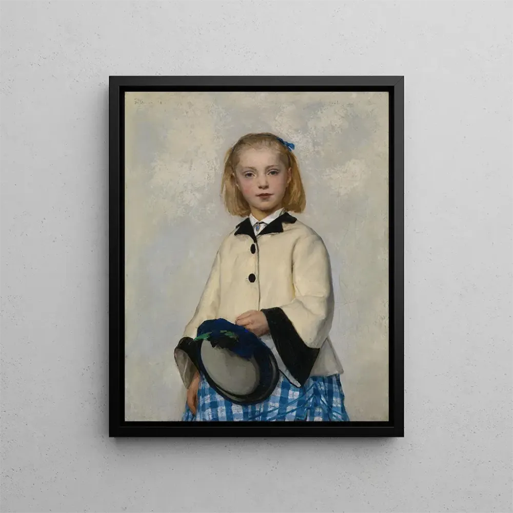 Gemälde La Fille de l'artiste Louise - Albert Anker | Kunstdruck