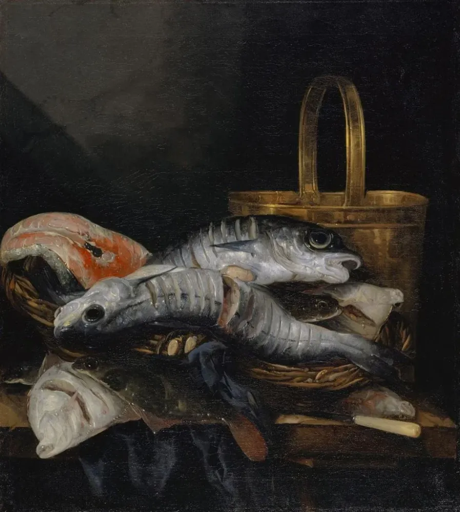 Gemälde Fisch tot - Abraham van Beyeren | Kunstdruck