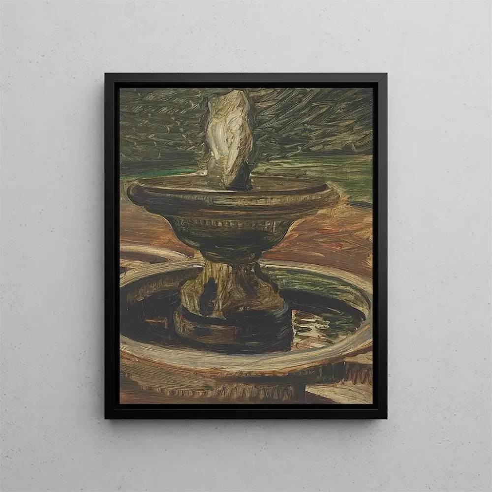 Gemälde Fontaine - Agnes Slott-Møller | Kunstdruck