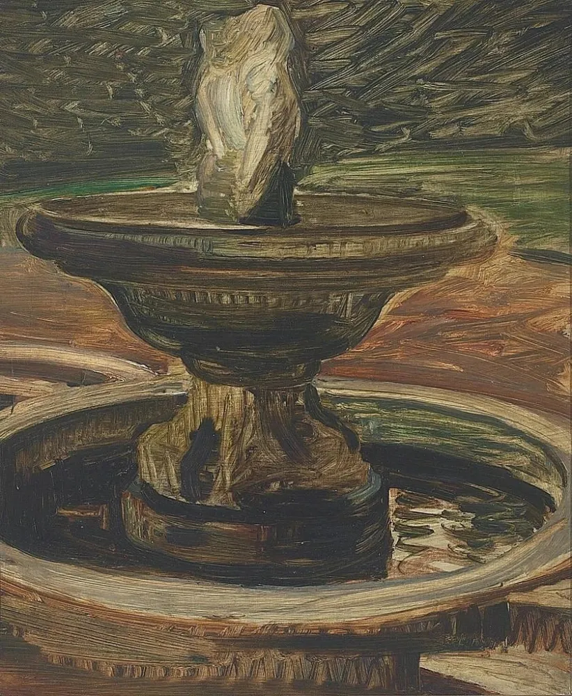 Gemälde Fontaine - Agnes Slott-Møller | Kunstdruck