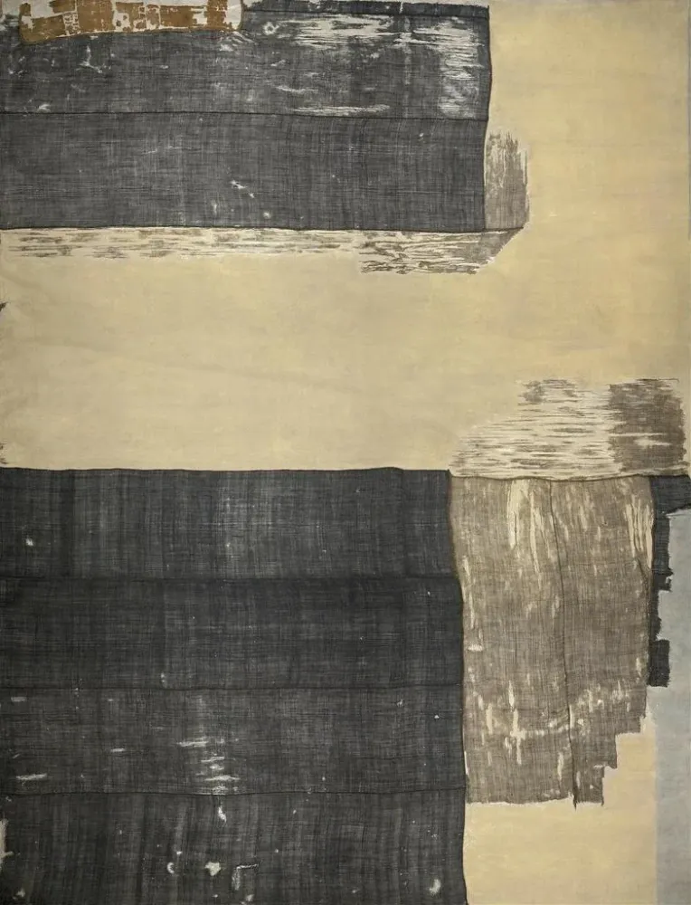 Gemälde Fragment eines Schiffsfahnen - Anonym | Kunstdruck