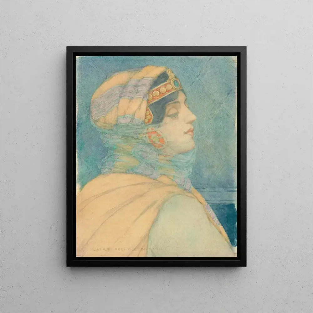 Gemälde Frau des Ostens - Albert Prentice Button | Kunstdruck