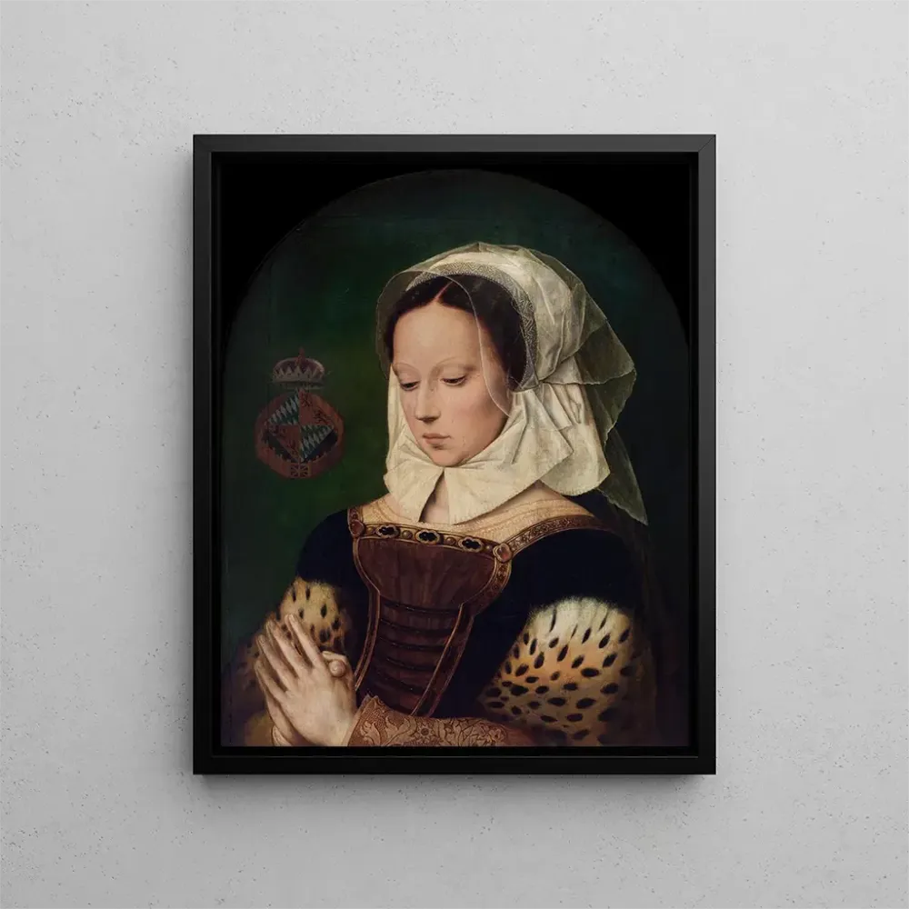 Gemälde Frau im Gebet - Ambrosius Benson | Kunstdruck