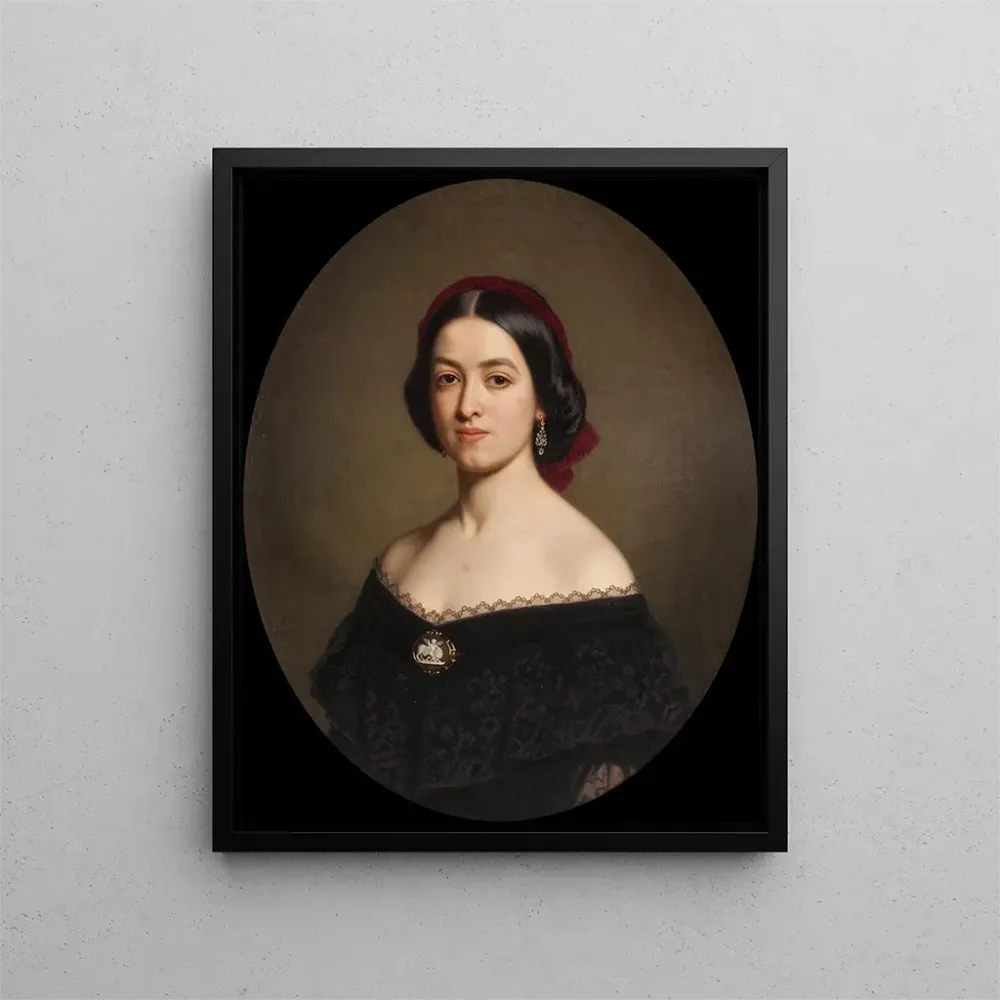 Gemälde Frau unbekannt - Amalia Lindegren | Kunstdruck