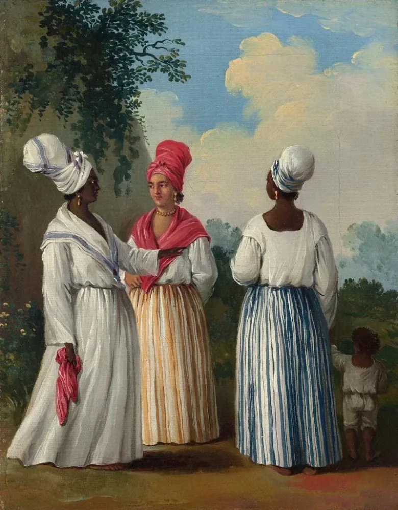 Gemälde Frauen aus Dominica mit Kind - Agostino Brunias | Kunstdruck