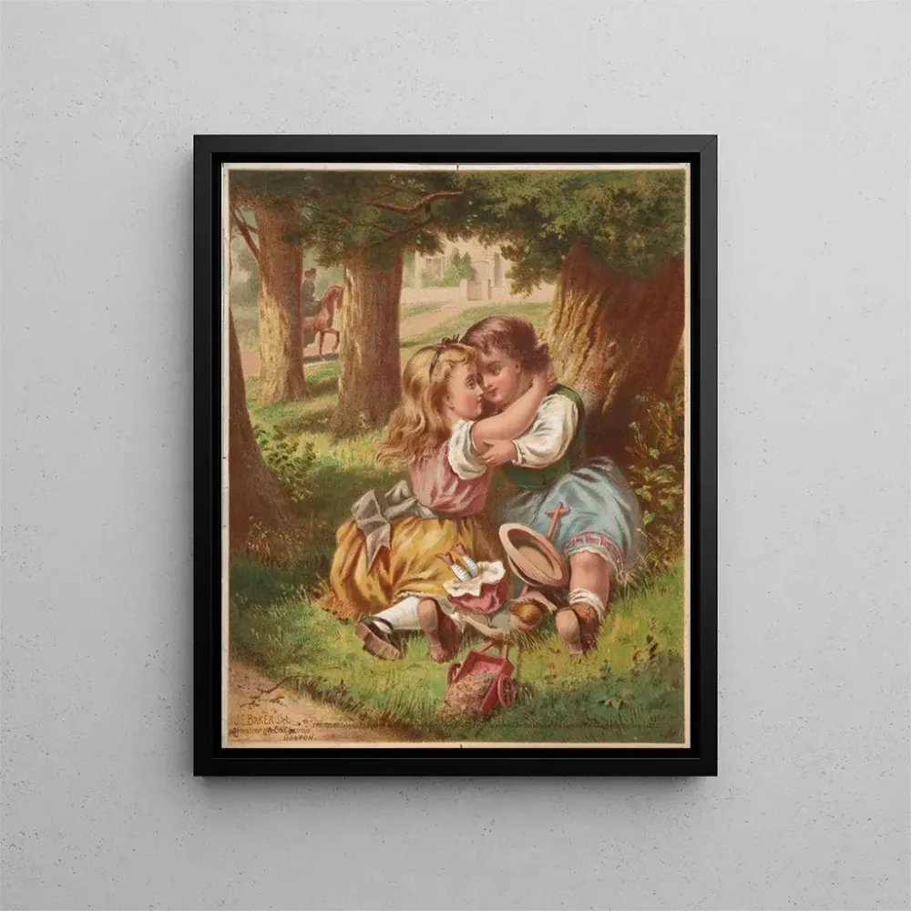 Gemälde Freundschaft - Armstrong & Co. Lith. | Kunstdruck