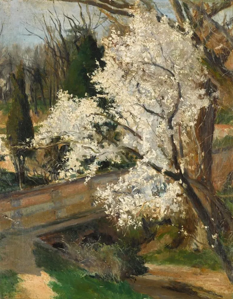Gemälde Frühlingsblumen - Aureliano de Beruete | Kunstdruck