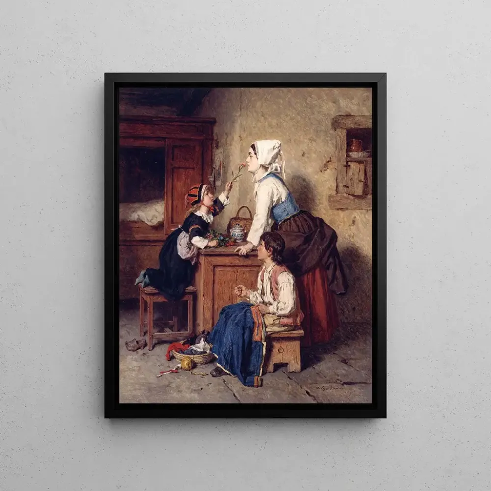 Gemälde Frisch geerntet - Alexandre-Marie Guillemin | Kunstdruck