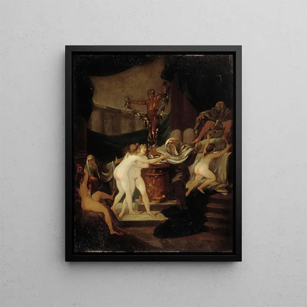 Gemälde La Fête de Bacchus - Alexandre-Évariste Fragonard | Kunstdruck