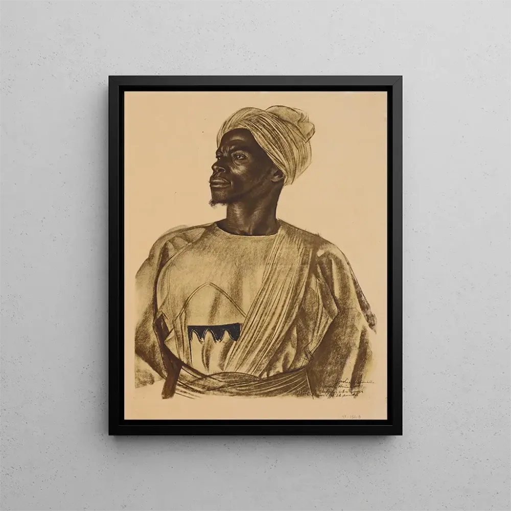 Gemälde Gadem Jäger von Elefanten Birao - Alexandre Iacovleff | Kunstdruck