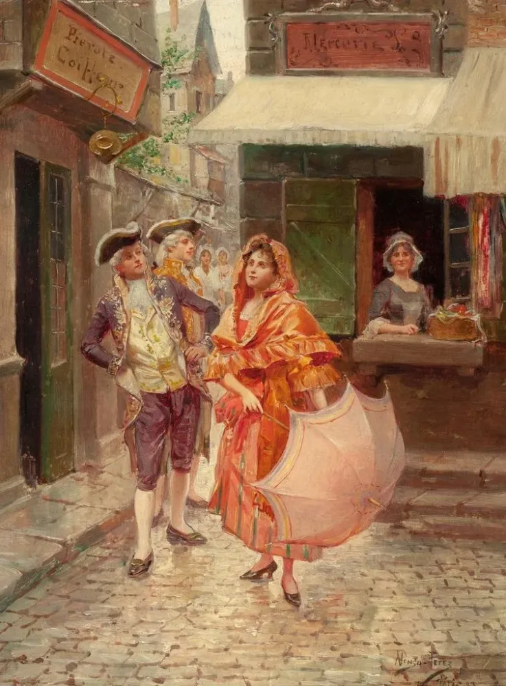 Gemälde Galanterie parisienne - Alonzo Perez | Kunstdruck