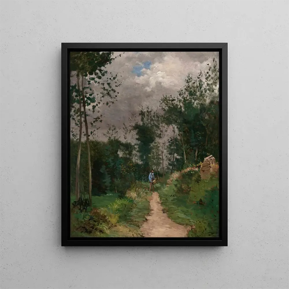 Gemälde Garde-champêtre dans la êt de Fontainebleau - Alfred Sisley | Kunstdruck