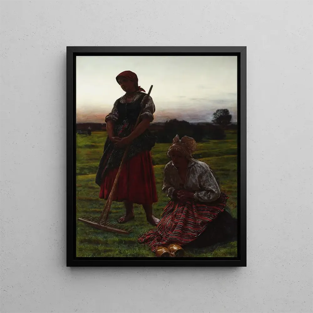 Gemälde Gebet des Angelus Domini - Aleksander Gierymski | Kunstdruck