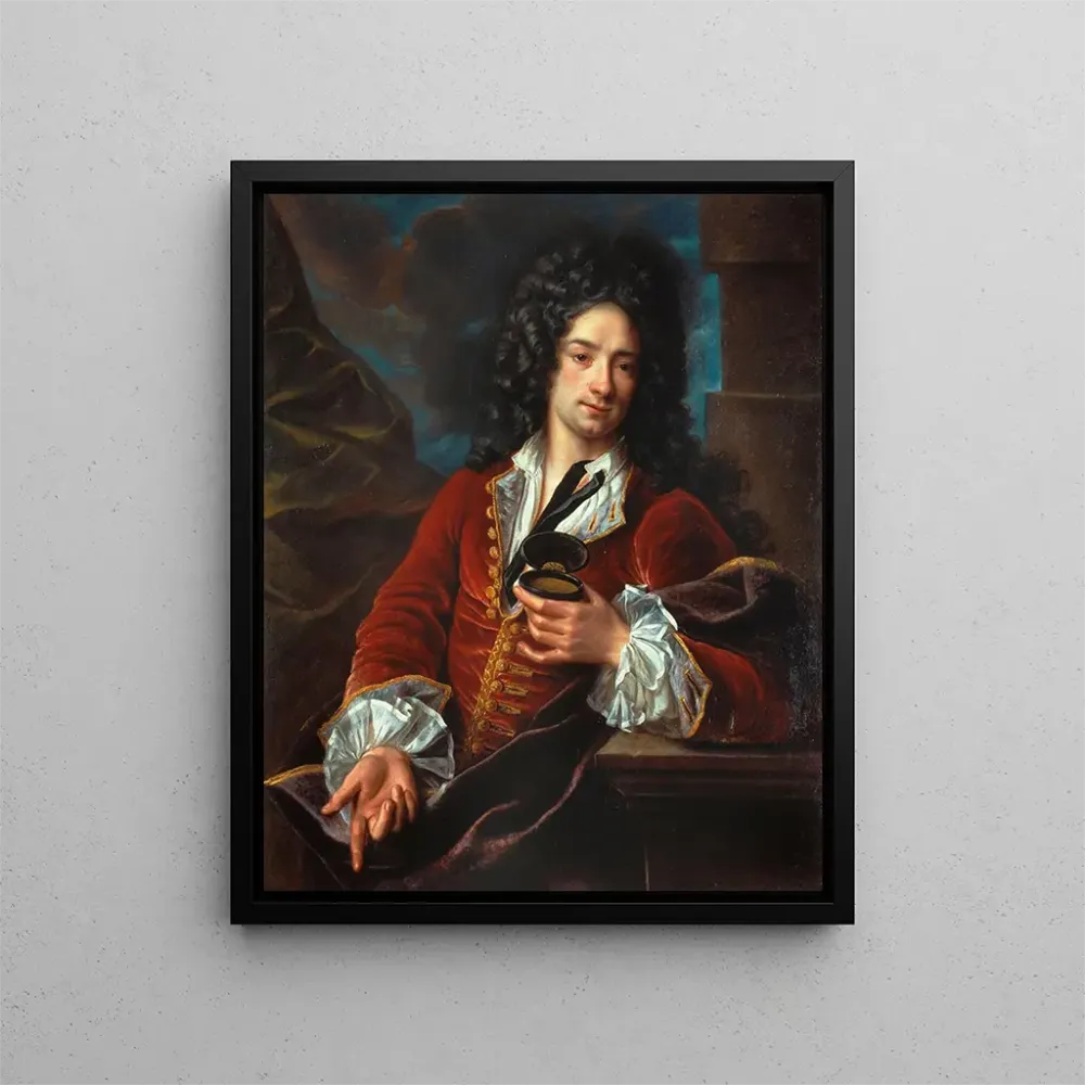 Gemälde Gentilmann beim Rauchen von Tabak - Alexis Simon Belle | Kunstdruck