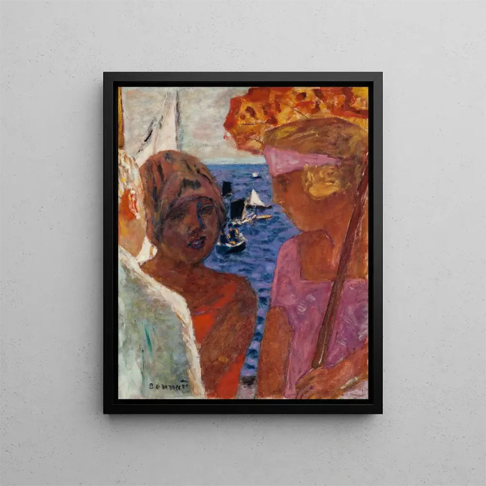Gemälde Gespräch Arcachon - Pierre Bonnard | Kunstdruck