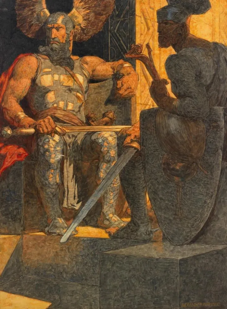 Gemälde Es gibt diesen bösen Hagen - Alexander Rothaug | Kunstdruck
