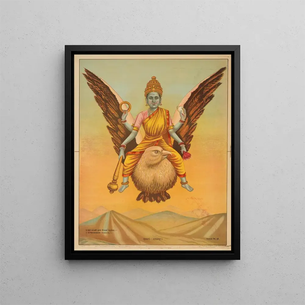 Gemälde Göttin Saraswati - Anonym | Kunstdruck